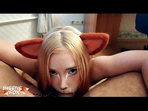 ❤️ Kitsune фурӯ дик ва кончаҳои дар даҳони вай Порнои мақъад дар мо